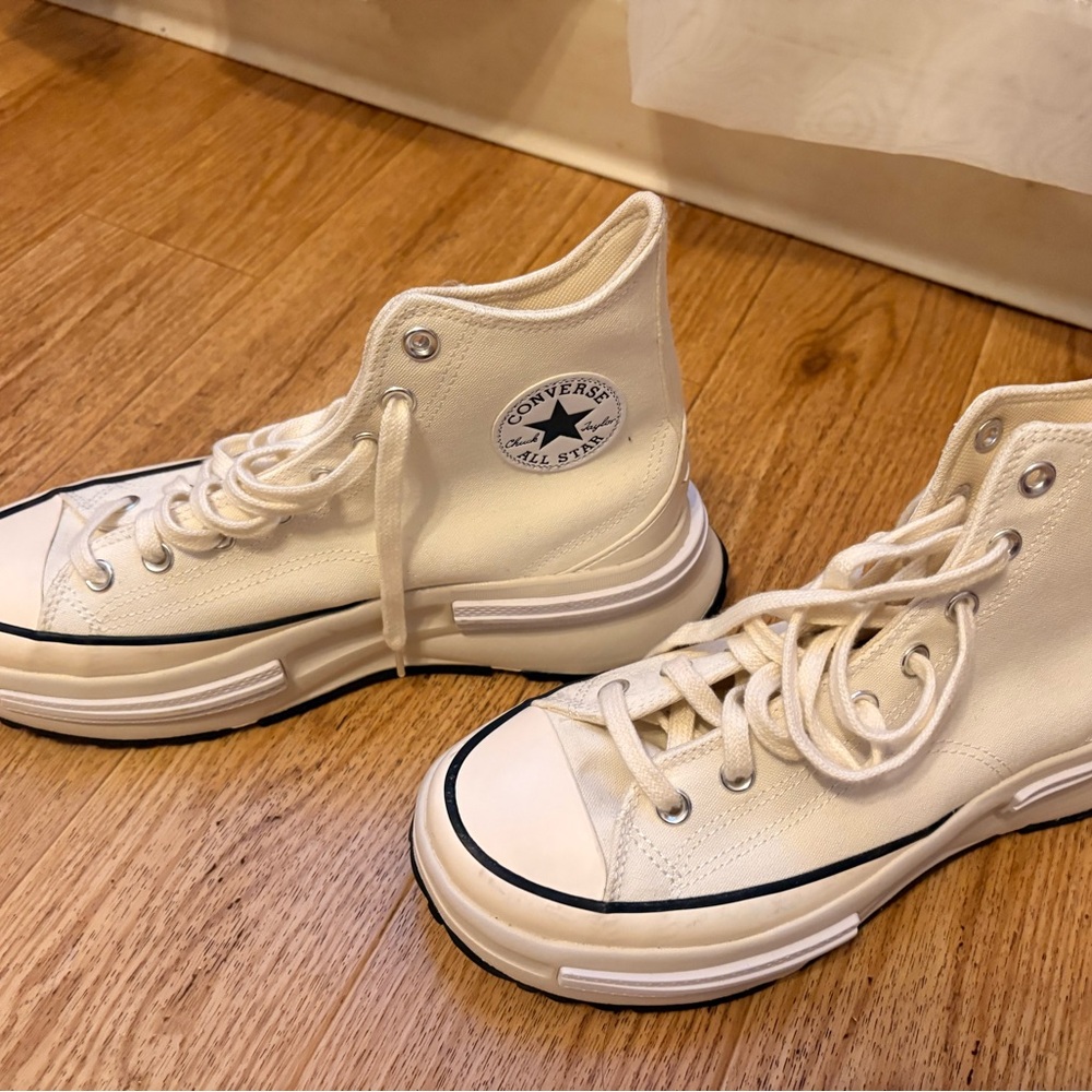 Converse Women's Off-White High-Top Sneakers